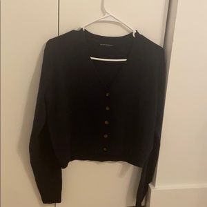 blue buttoned brandy melville sweater!